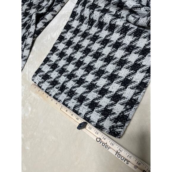 Storets NWT Black & White Houndstooth Wide Leg Womans Pants Size S/M - Picture 7 of 11